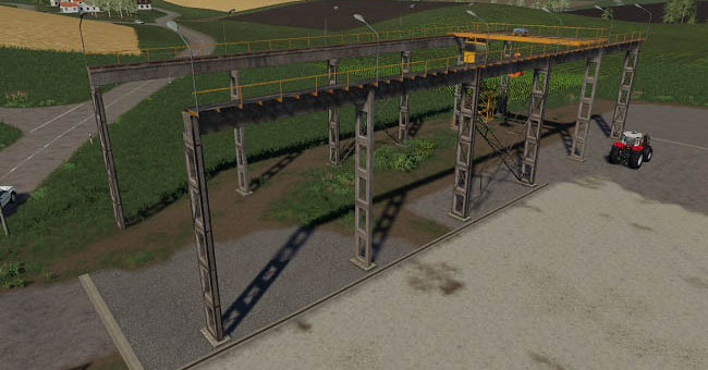 Мод кран Crane building v1.0.0.0 Farming Simulator 19