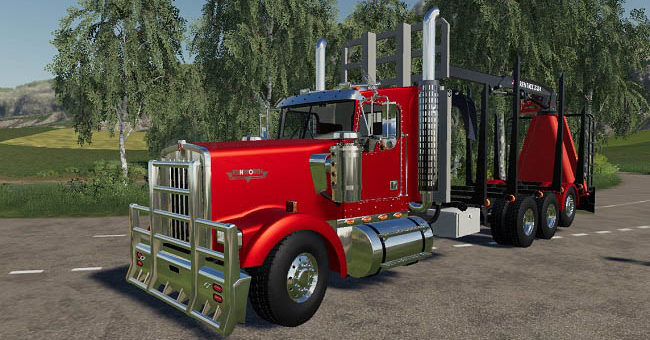 Мод тягач D3 Kenworth W900 Rear Mounted v1.0.0.2 FS2019