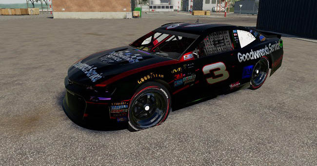 Мод авто Dale earnhardt Nascar v1.0 Farming Simulator 19