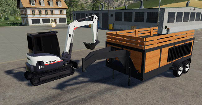Мод ПАК DumpTrailer and KST Mini EX v1.0 Farming Simulator 2019