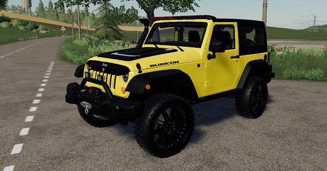 Мод джип Jeep Rubicon v1.0 Farming Simulator 2019