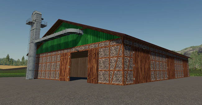 Мод склад Fachwerk Silohalle v1.0.0.0 Farming Simulator 19