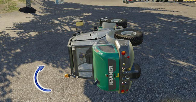 Мод скрипт Force Roll-Over v1.0.0.0 Farming Simulator 2019