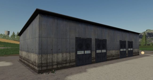 Мод гараж Garage With Workshop Trigger v1.0.0.0 Farming Simulator 19