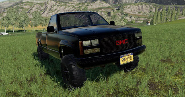 Мод пикап 1995 GMC Pickup v1.0 Farming Simulator 2019