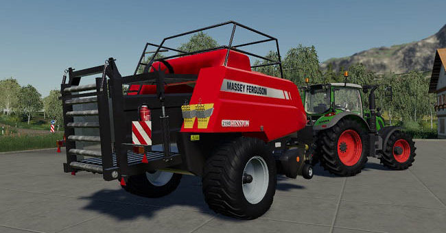 Мод тюкопресс Hesston Big Balers v1.0.0.0 Farming Simulator 19