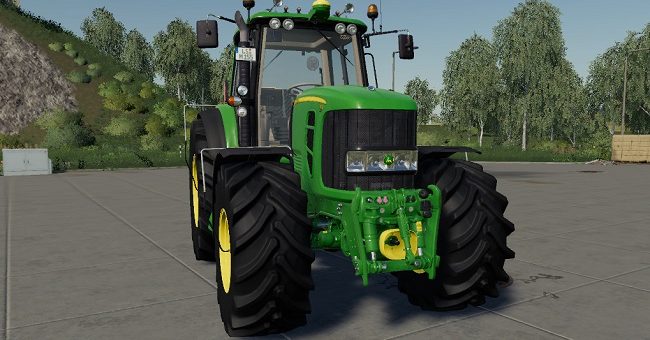 Мод трактор John Deere 7430/7530 Premium v1.0.0.0 Farming Simulator 2019