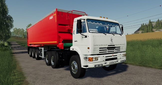 Мод грузовик Камаз 65116 v1.0 Фермер Симулятор 2019