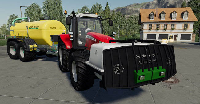Мод расширитель Kyndestof (slurry) front tank v1.0 FS2019