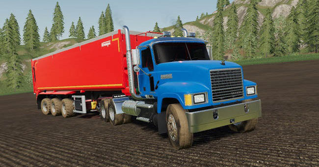 Мод тягач Mack Pinnacle v1.0.0.0 Farming Simulator 19