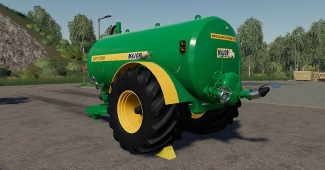 Мод бочка Major LPG 2250 slurry tanker v1.0 Farming Simulator 19