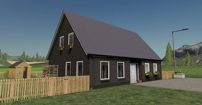 Мод дом New Style Farmhouse v1.0.0.0 Farming Simulator 2019
