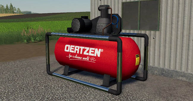 Мод мойка OERTZEN 375 Professional Cleaner v1.0 Farming Simulator 2019