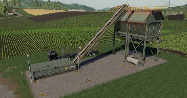 Мод Placeable Wood Chipper v1.1 Farming Simulator 19