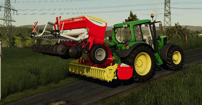Мод сеялка Pottinger vitasem 302 v1.0.0.1 Farming Simulator 19