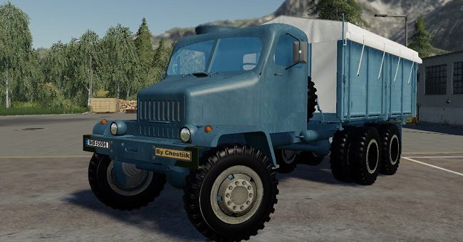 Мод грузовик Praga V3S + HKD module v1.0 Farming Simulator 19