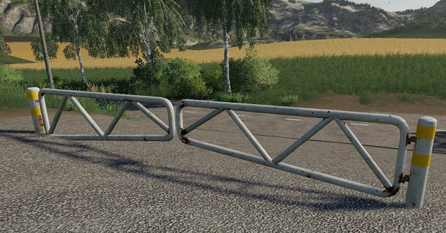 Мод ПАК Rusty Metal Gates v1.0.0.0 Farming Simulator 2019