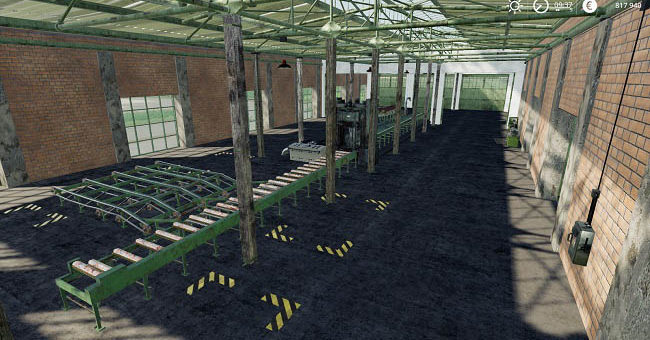 Мод лесопилка Sawmill v1.1.0.0 Farming Simulator 19