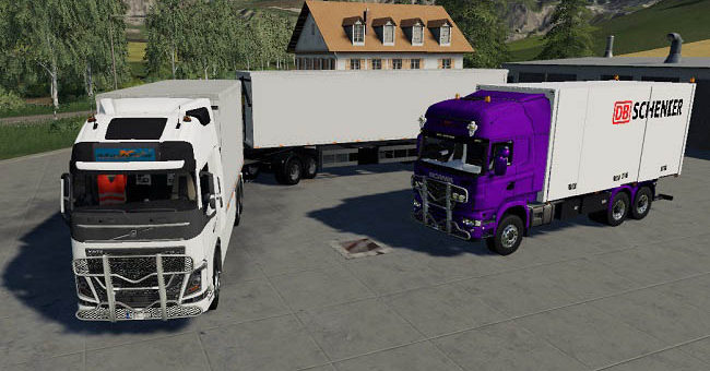 Мод ПАК Scania 730 / Volvo FH16 v1.0.0.0 Farming Simualtor 19
