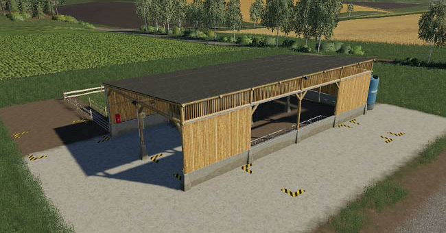 Мод овчарня SheepFold v1.0.0.0 Farming Simulator 19