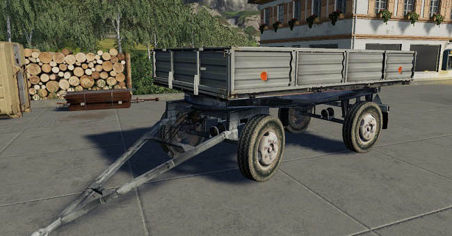 Мод прицеп Trailer Autosan d501 v1.0.0.0 Farming Simulator 19