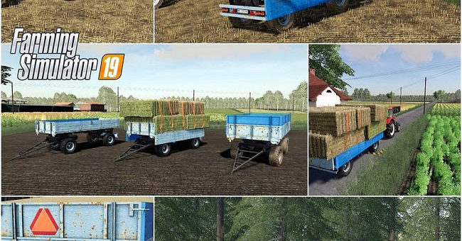 Мод прицеп BSS 8T v1.0.0.0 Farming Simulator 2019