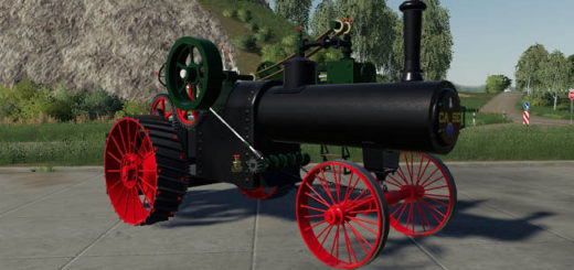Мод трактор Case 1919 Steam Tractor V0.0.0.1 FS2019