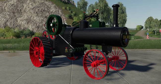 Мод трактор Case 1919 Steam Tractor V0.0.0.1 FS2019