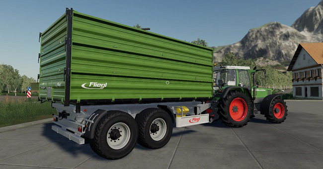 Мод ПАК Fliegl Trailer Pack v1.2 Farming Simulator 19