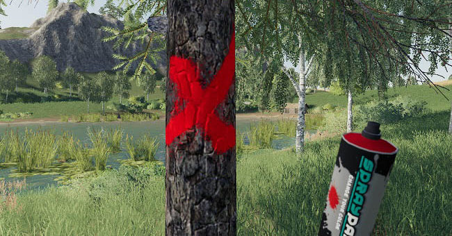Мод скрипт GC Addon TreeMarker v1.0.0.0 Farming Simulator 19
