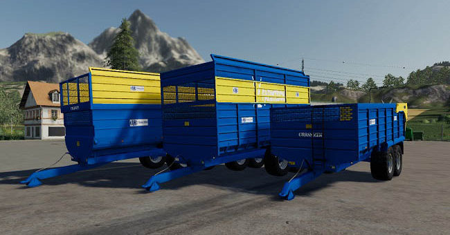 Мод ПАК Kane Trailers Pack v1.0 Farming Simulator 2019