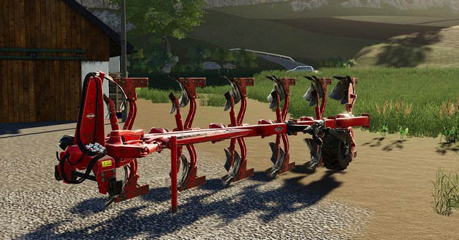 Мод плуг Kuhn VariMaster 153 5+1 v1.0.0.0 Farming Simulator 19