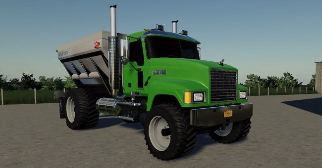 Мод грузовик Mack Pinnacle Spreader Truck v1.0 FS19