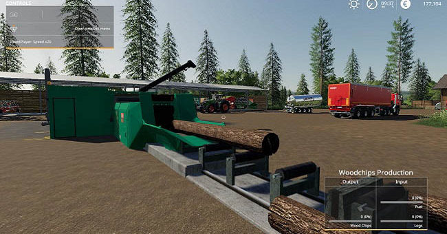 Мод Placeable Jenz GC Wood Chipper v1.0 Farming Simulator 19