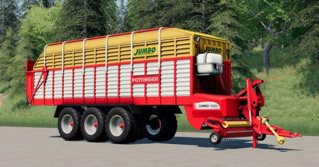 Мод прицеп Pottinger Jumbo Loading Wagon 43000 Liters v1.0.0.0 FS19