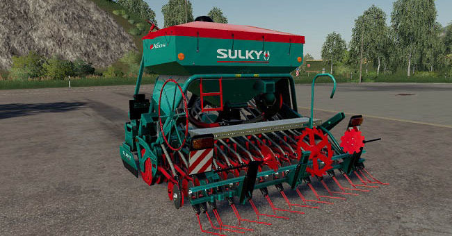 Мод сеялка Sulky Xeos v1.0.0.0 Farming Simulator 19