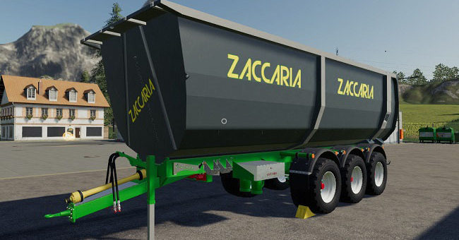 Мод прицеп Zaccaria ZAM 200/8 v1.1 Farming Simulator 19