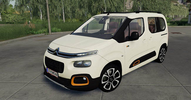 Мод авто Citroen Berlingo 2019 v1.0 Farming Simulator 19