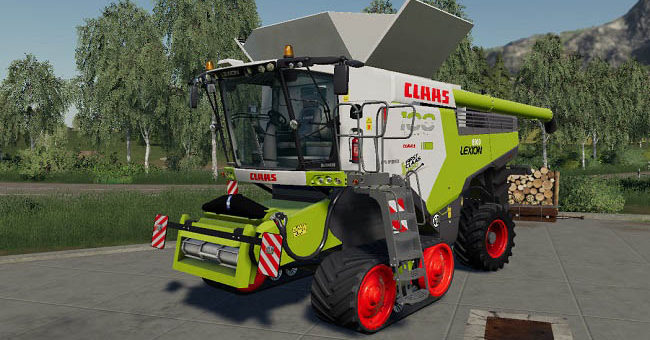 Мод комбайн Claas Lexion 8900 v1.0 Farming Simulator 19