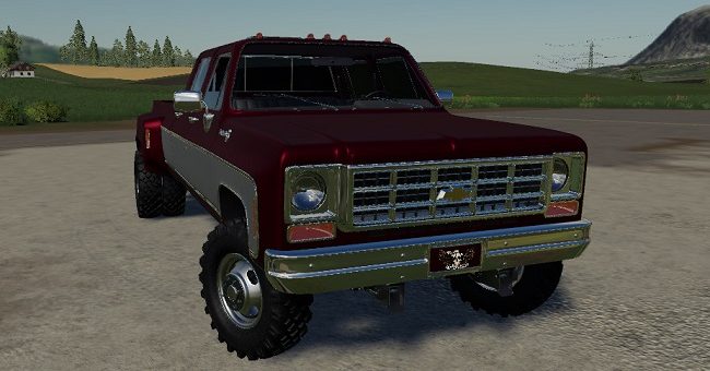 Мод авто Chevy 79 CrewCab v1.0 Farming Simulator 19