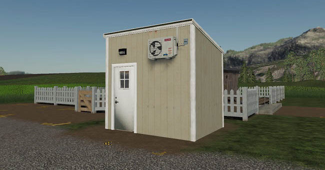 Мод хранилище Egg Storage Hut v1.0.0.0 Farming Simulator 19