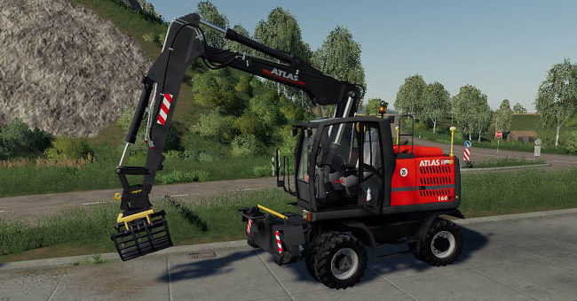 Мод ПАК Excavator ATLAS Pack v1.0 Farming Simulator 2019
