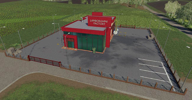Мод производство Lamborghini Factory v1.0 FS19