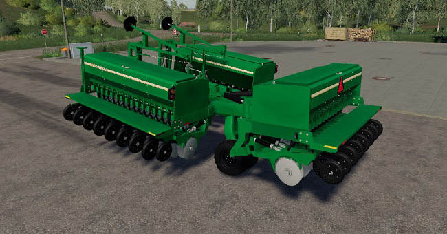 Мод сеялка Great Plains 3S3000 HD v1.0 Farming Simulator 19