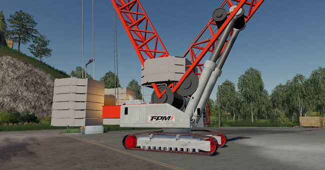Мод кран Grue 400 Tonnes TMP v1.5 Farming Simulator 19