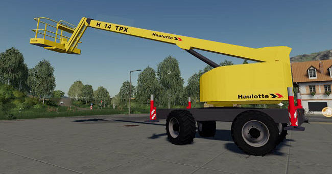 Мод автовышка Haulotte H14TPX v1.0 Farming Simulator 19