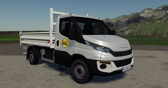Мод грузовик Iveco Daily Benne SDM v1.0.0.0 FS2019