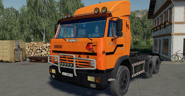 Мод грузовик Kamaz 54102 v1.1 Фарминг Симулятор 2019