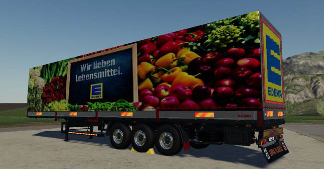 Мод прицеп Kogel Semi-trailer Planenauflieger v1.0 FS19
