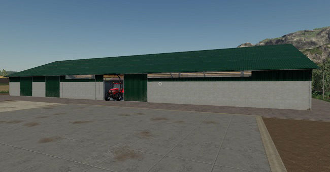Мод хранилище Large Grain Storages v1.1 Farming Simulator 19